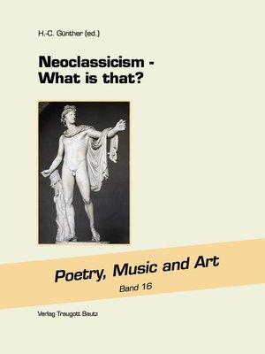 cover image of Neoclassicism--What is that?